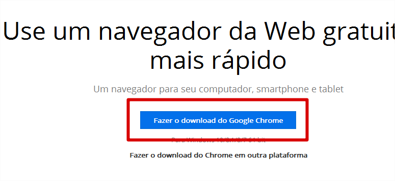 Download do Google Chrome