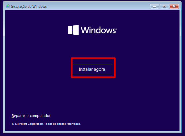Instalar Agora o Windows 11