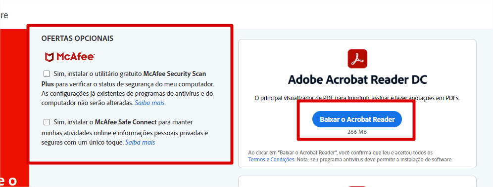 Como realizar o download do Aboe Acrobat Reader DC