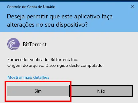 UAC BitTorrent