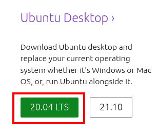 Download Ubuntu Desktop 20.04 LTS
